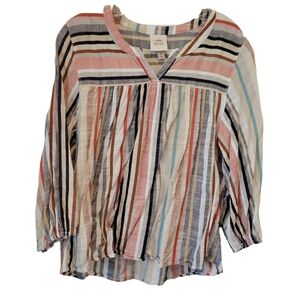 Knox Rose Bohemian 3/4 sleeve top